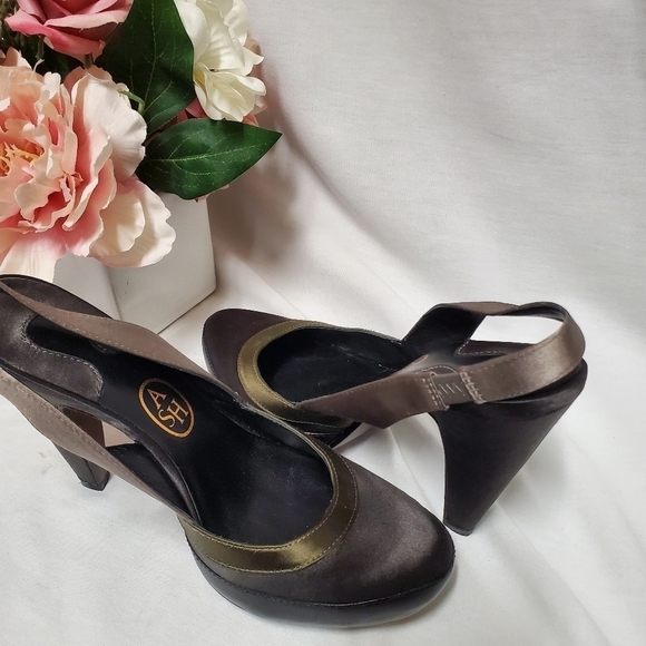 Ash slingback satin/leather heels size 39 - Picture 6 of 12
